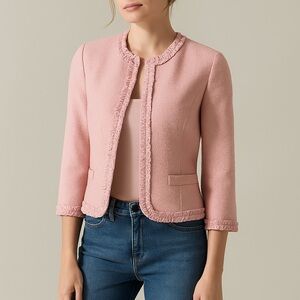 Newport News Vintage Blush Pink Women's Blazer NWOT Size 12